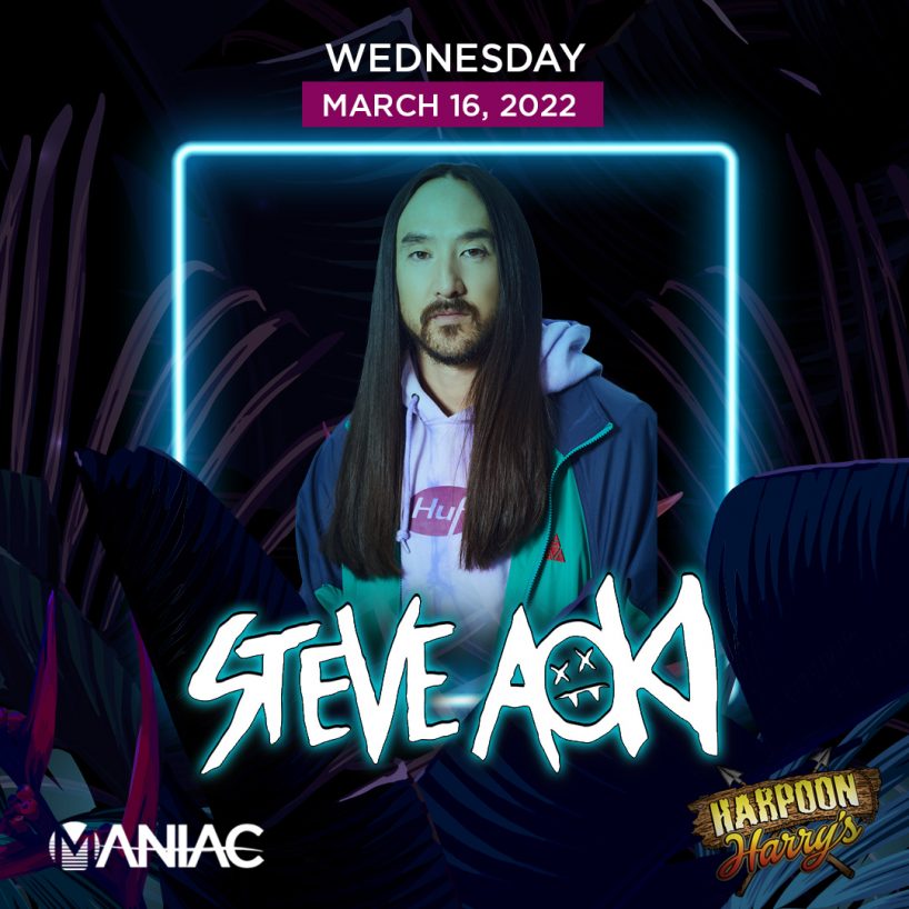 EDM Megastar Steve Aoki to Perform During Spring Break 2022 in Panama