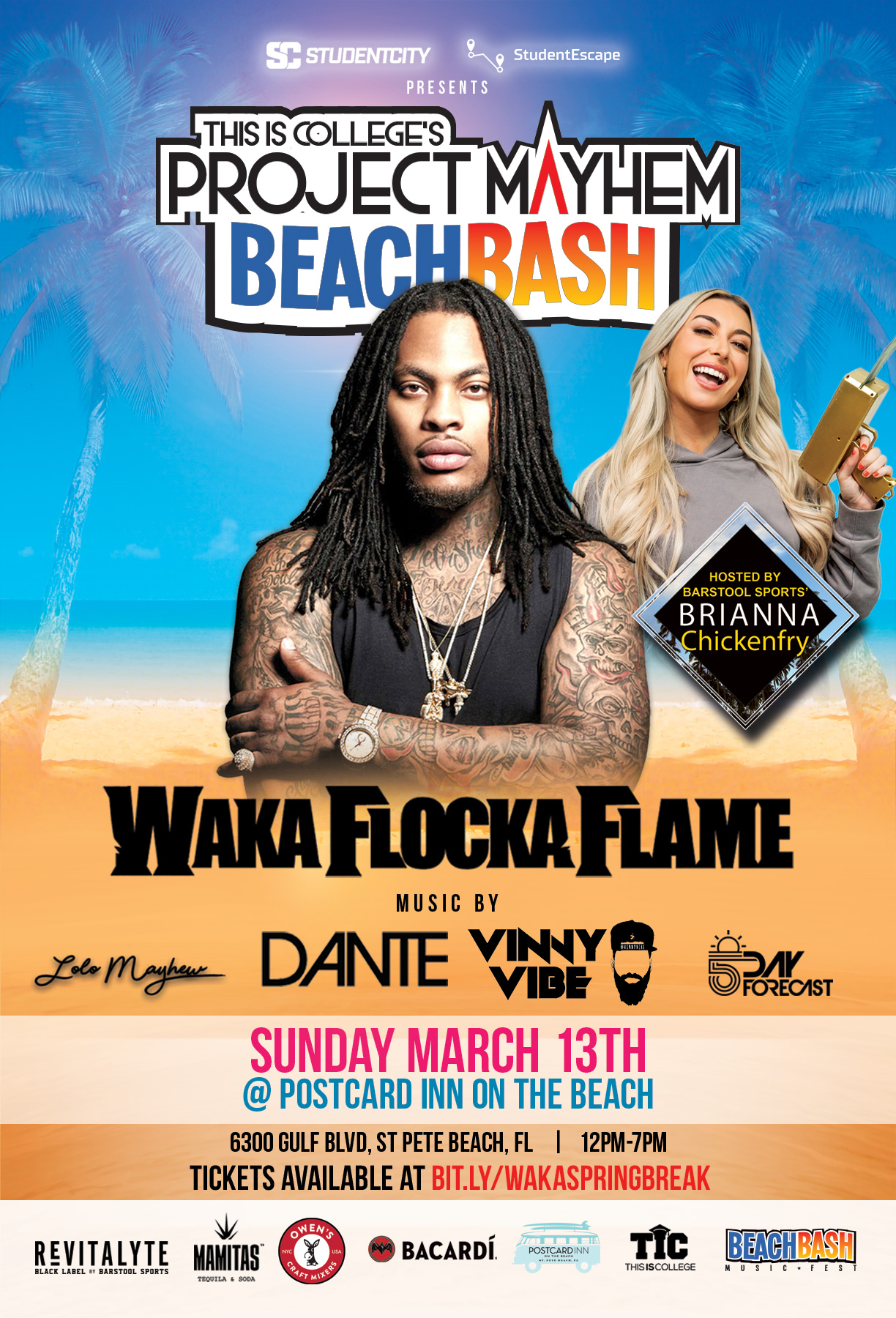 Project Mayhem Beach Bash St. Petersburg, Florida’s Biggest Beach